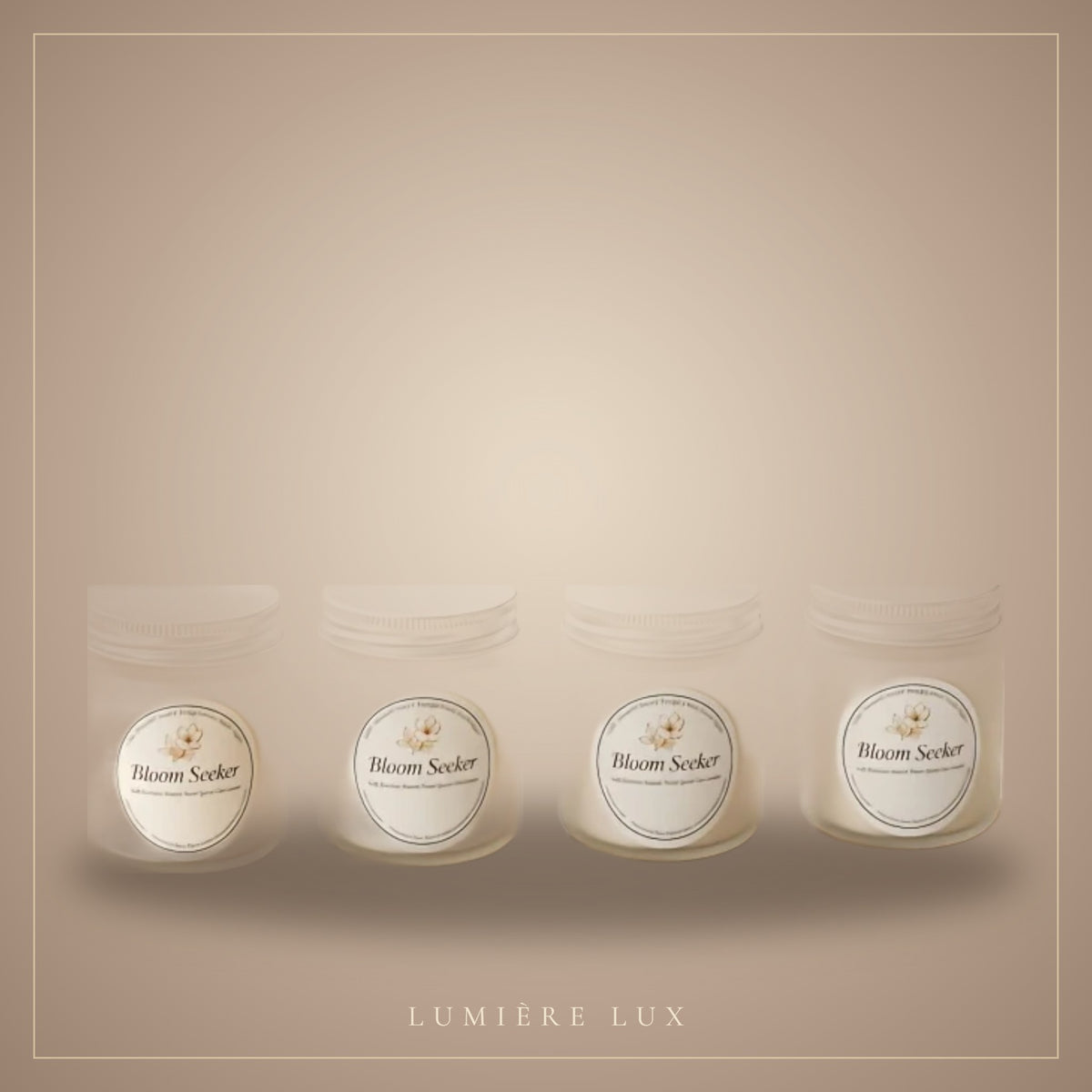 Atelier Matte Glass Soy Candles, a collection
