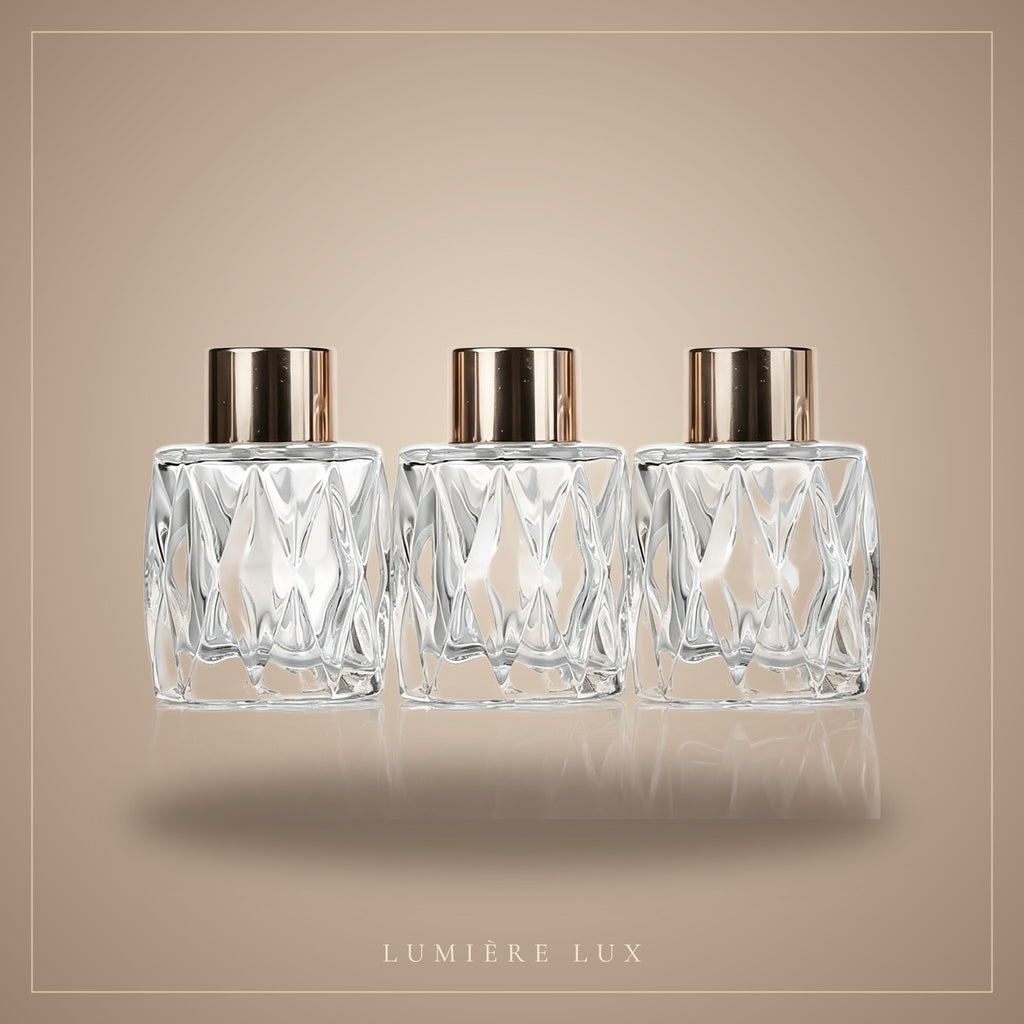 Diamond Glass Reed Diffusers by Lumière Lux