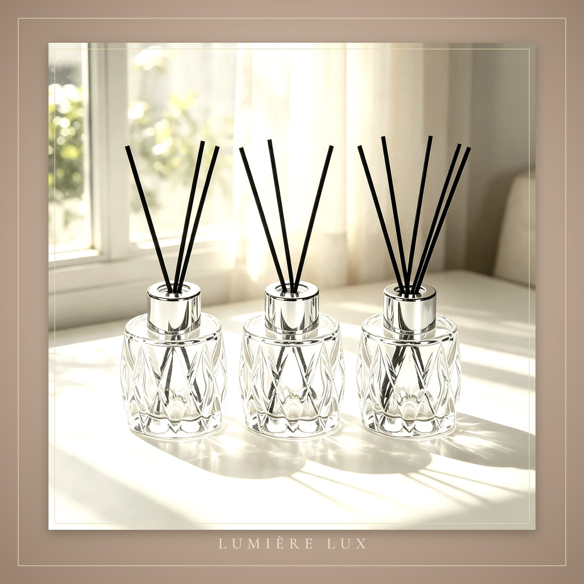 Diamond Glass Reed Diffusers – detail